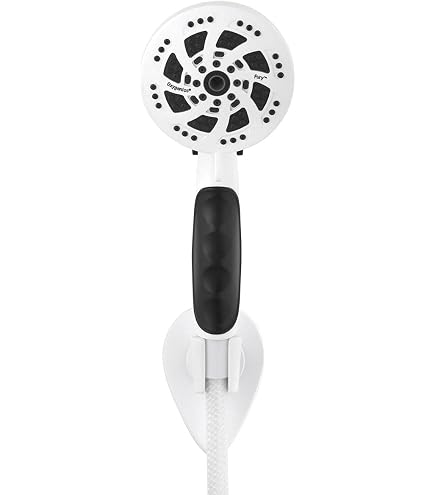Oxygenics PowerFlow Handbrause – Gebürstetes Nickel, Wasser Sparend Mit 1,75 GPM, 3 Sprüheinstellungen – Für Mehr Druck & Komfort