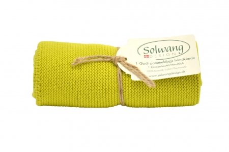 Solwang Hand Towel Lemon Knitted H53