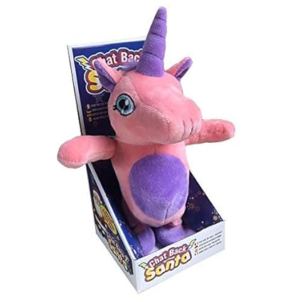 HT TOYS Walking Unicorn Soft Plush Toy Talking Unicorn Sound Record Interactive Talking Pink Unicorn