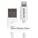 Apleok iPhone charger Lightning to USB Cable (9ft) for iPhone 6s 6 Plus 5s 5c 5, iPad Pro, Air 2, iPad mini 4 3 2, iPod touch 5th gen / 6th gen / nano 7th gen White(Apple MFi Certified)