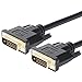 Postta DVI-D Dual Link Cable with Ferrites Gold Plated Male to Male-6 Feet