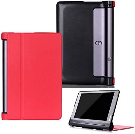 Funda Capa For Lenovo YOGA Tab3 Plus YT-X703F Coque Flip PU Leather Cover For Lenovo Yoga3 Pro 10.1 X90M X90L X90F Tablet Case (Red)