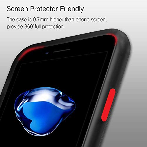 A rtistque Smoke Translucent Shock Proof Smooth Rubberized Matte Hard Back Case Cover for Redmi Mi Note 7 Pro/Note 7s /