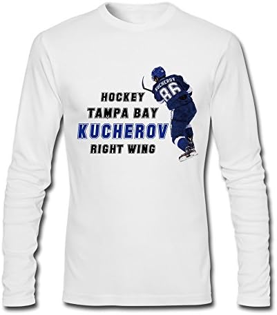 Salary Contract 86 Nikita Kucherov T-shirt Long-Sleeve White For Man's