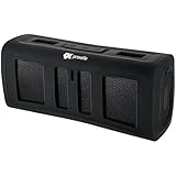 Proxelle Surge Blast Portable Rugged Waterproof Wireless Bluetooth Stereo Speaker with 3.5mm AUX Input, Handsfree Calling with Mic and Backpack Clip, Black