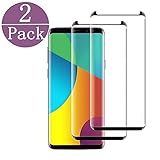 [2-Pack] EcoPestuGo Samsung Galaxy S8 Plus Screen Protector, Anti-Scratch, High Definition, Bubble Free, Anti-Fingerprint,Tempered Glass Screen Protector Compatible Samsung Galaxy S8 Plus [Black]