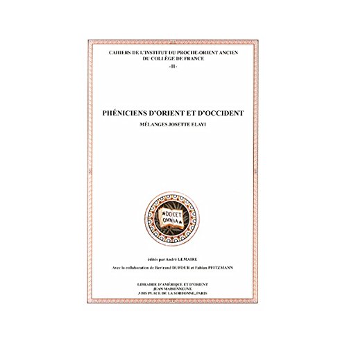 Phéniciens d'Orient et d'Occident