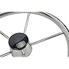 Amarine-made-5-spoke-13-12-Inch-Destroyer-Style-Stainless-Boat-Steering-Wheel-with-Small-Knob-XK-9310SRF1