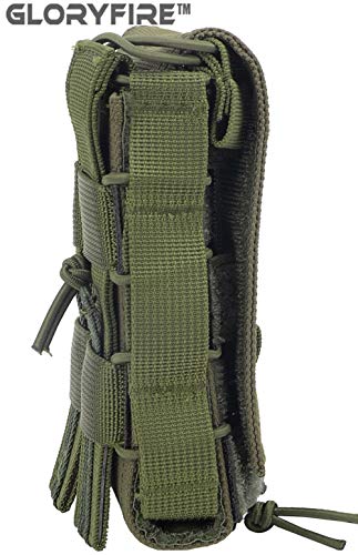 GFIRE Mag Pouch Military Use Single Universal Pistol Magazine Portable Pouch Molle Pouch for M4/5.66 1000D Cordura UTX Duraflex Buckle