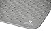 Silicone Dish Drying Mat - 21 x 18 - Extra Large Counter Top Dish Draining Sink Mat, Large Silicone Trivet (EXTRA LARGE, GREY)