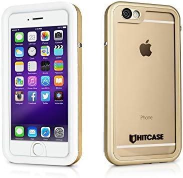 HITCASE SHIELD iPhone 6 / 6s Case -Thinnest Waterproof Protective Aluminum Case/Durable Dropproof Snowproof Underwater Cover/Fully Sealed Screen Protector For iPhone 6 and 6s - Gold