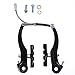 JLER Aluminum Alloy Mountain Bicycle V-Brake Linear Caliper, Rim Brake Kit for Beach Bikes, 110mm, 2 pairs (Black)thumb 3