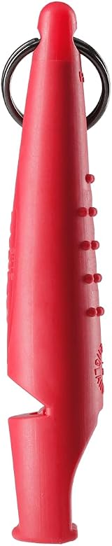 ACME Dog Whistle No. 210.5 Alpha Matte Black with Free Band Carmine Red view 5