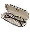 JAVOedge Black Elephant Fabric Print Eyeglass Case