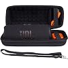 Khanka Harde tas + schouderriem voor JBL Charge 4 Bluetooth speaker en accessoires. (zwart)