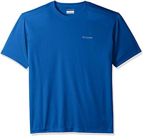 Columbia Men's Meeker Peak Short-Sleeve Crew T-Shirt, Stormy Blue, Large