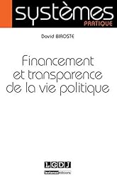 Financement et transparence de la vie politique