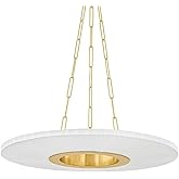 Hudson Valley Lighting 2530-AGB Prattsburgh - 60W 1 LED Chandelier-3.5 Inches Tall and 30 Inches Wide