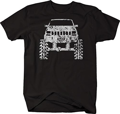Falcoln Apparel Distressed - Jeep Lifted Cherokee XJ Offroad Tshirt