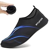 CIOR Men and Women Barefoot Skin Aqua Shoes Anti-Slip Multifunctional Water Shoes For Beach Pool Surf Yoga Exercise,CT18,H.Blue,38.39