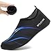 CIOR Mutifunctional Barefoot Shoes Men Women and Kids Quick-Dry Water Shoes Lightweight Aqua Socks For Beach Pool Surf Yoga Exercise,CT18,H.Blue,38.39