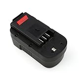 ForceAtt HPB18 18V 3.0Ah 54Wh Ni-CD Replacement Cordless Power Tool Battery for BLACK&DECKER Tools FSB18 FEB180S A18 A1718 A18NH HPB18(Black)