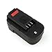 ForceAtt HPB18 18V 3.0Ah 54Wh Ni-CD Replacement Cordless Power Tool Battery for BLACK&DECKER Tools FSB18 FEB180S A18 A1718 A18NH HPB18(Black)