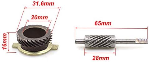 Motorcycle Speedometer Odometer Drive Gear Sensor Component for Honda for Suzuki for Yamaha Dirt Bike Go Cart for Off-road ATV (GY6-125)