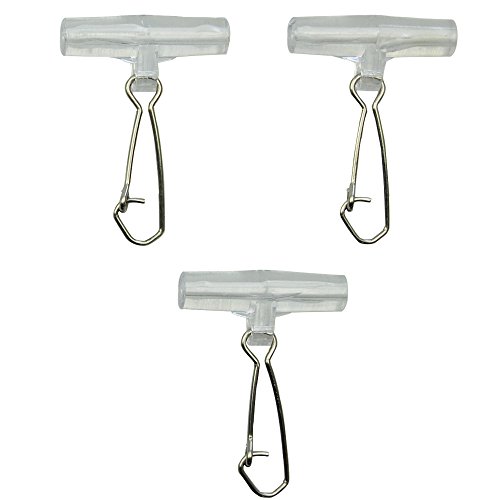 15PCS Clear Heavy Duty Sinker Slides-Test:110LB