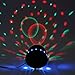 Disco Light, GLISTENY Mini Stage Lights Magic Party Lamp Sound Activated Colorful Rotating Ball Crystal 48LED For Wedding Show KTV Bar DJ Ballroom Home Club Pub