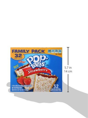 5 Pop+Tarts+Breakfast+Toaster+Pastries+Strawberry+Flavored