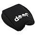 Jingleer Black Neoprene Center Console Armrest Pad Cover with Dog Paw Print Logo for Jeep Wrangler JK Sahara Sport Rubicon X & Unlimited 2011-2016