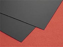 12" x 24" x 0.060" Thick Black Styrene Hips
