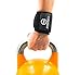 Fitplicity Premium Elastic Wrist Wraps (Pink Skulls)
