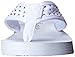 Skechers Women's Meditation Rhinestone Flip Flop, White, 7 M US
