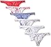 Fruit of the Loom Womens 6 Pack Cotton Thongs Panties (9)