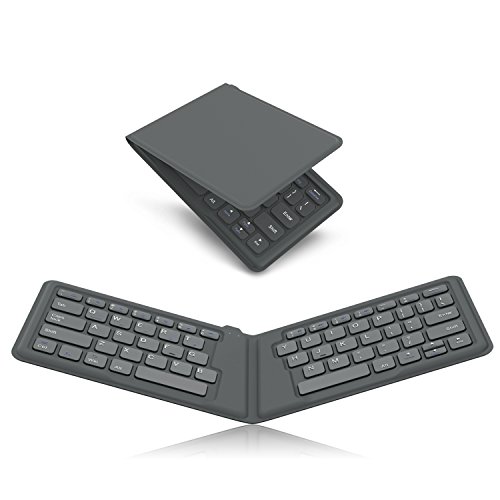 MoKo Foldable Bluetooth Keyboard, UltraSlim Portable Wireless Keyboard