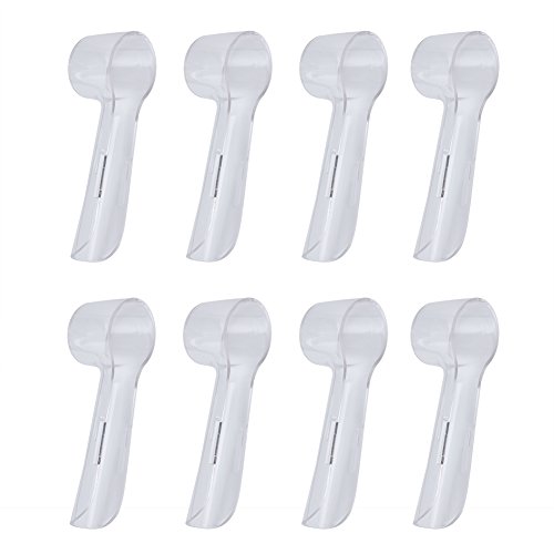 8 Pack Protection Cover for Oral-B Replacement Brush Head Electric Toothbrush | Convenient for Travel and More Sanitary to Keep Germs Dust Away for Better Health by HSYTEK