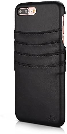 iPhone 7 PLUS case Leather, Four Pockets (Black)