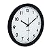 HIPPIH Large Indoor Wall Clock - 12 Inch Non-Ticking & Silent Decorative Clocks for Office/Kitchen/Bedroom/Living Room