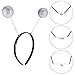 Trounistro 10 Pack Alien Headband for Party Supplies and Costume Accessory (Color Set 1, ZRWW069)