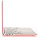 MOSISO Compatible with MacBook Air 13 inch Case (Models: A1369 & A1466, Older Version 2010-2017 Release), Protective Plastic Hard Shell Case & Keyboard Cover & Screen Protector, Pink