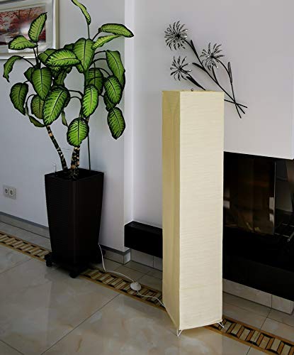 Trango TG1213 Modern Design floor lamp Oslo Rice paper lamp square