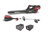 Snapper XD 82V MAX Cordless Electric Clean Up Bundle with String Trimmer, Leaf Blower, (1) 2.0 Battery and (1) Rapid Charger