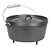 Winterial Cast Iron Camping Dutch Oven, Camping Cookware, Durable, Cooking