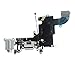 Johncase OEM Charging Port Dock Connector Flex Cable w/Microphone + Headphone Audio Jack Port Ribbon Replacement Part Compatible for iPhone 6s All Carriers (Light Gray)