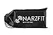 NARZFIT Exercise, Strength & Fitness Hip Resistance Band: Leg Training & Stretching Circle Loops - Bands for Hip, Knee & Ankle Strengthening Workouts or Physical Therapy - with Carrying Pouch - S/M