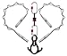 DASKING Aerial Silk Dance Hardware kit for Acrobatic Flying Dance Rescue 8 & Swivel & Carabiners