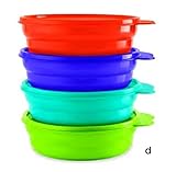 Tupperware Microwave Cereal Bowls in Cool Aqua/Grape Fizz/Hot Pepper/Lime