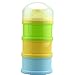 Baby Food Bottle - Storage Container - Non-Spill Baby Milk Powder Dispenser (Yellow Green Blue)